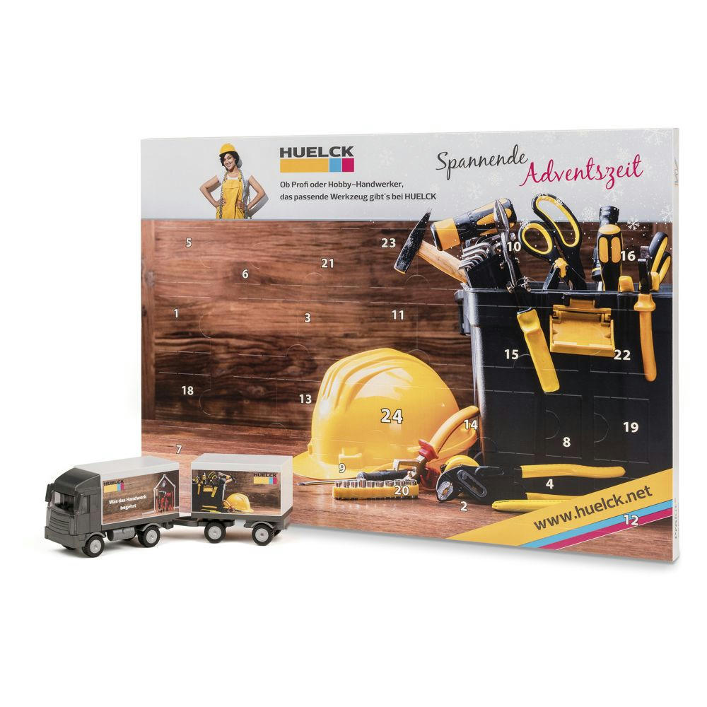 Adventskalender Bausatz "LKW" mit Anhänger